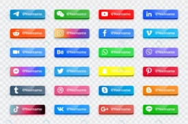 modern social media icons logos network platform crc62106848 size5.04mb - title:Home Main - اورچین فایل - format: - sku: - keywords: p_id:18