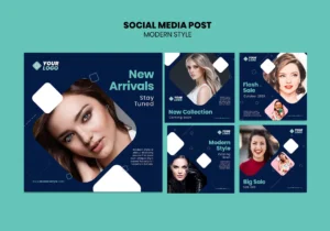 modern style concept social media post template - title:Home - اورچین فایل - format: - sku: - keywords: p_id:18