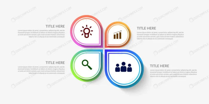 modern workflow infographic template crc4b339d1f size2.49mb - title:وکتور اینفوگرافیک 4 مرحله ای - اورچین فایل - format:EPS - وکتور - sku:crc4b339d1f - keywords: p_id:99197