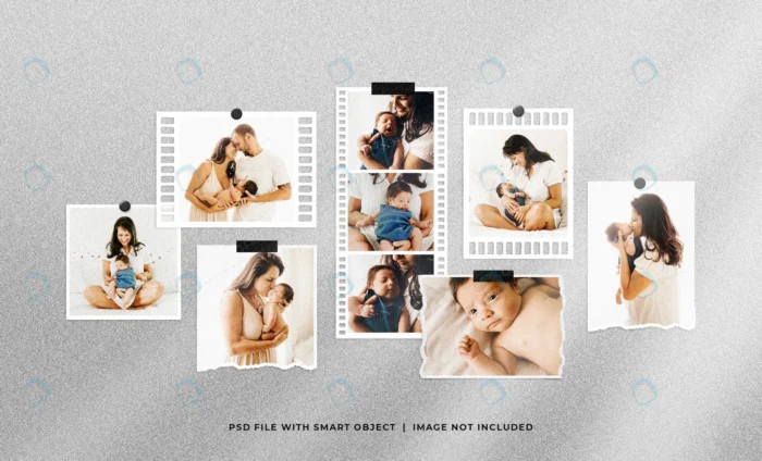 mother child photo frame set moodboard collage mo crc2786c262 size51.13mb - title:مجموعه موکاپ قاب عکس خانوادگی - اورچین فایل - format:PSD - فتوشاپ - sku:crc2786c262 - keywords: p_id:78363