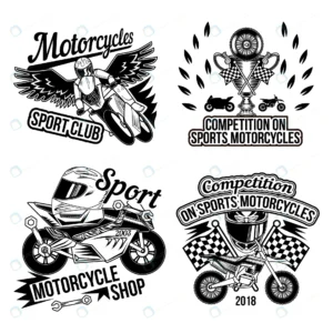 motoclub set with isolated monochrome images moto crcacf74043 size4.74mb - title:Home - اورچین فایل - format: - sku: - keywords: p_id:18