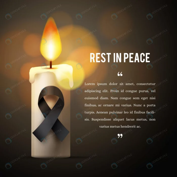mourning victims with candle crcbce69404 size3.35mb - title:وکتور شمع روشن با روبان مشکی - اورچین فایل - format:EPS - وکتور - sku:crcbce69404 - keywords: p_id:89367