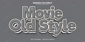 movie old style editable text effect modern trend rnd210 frp31233197 - title:Home - اورچین فایل - format: - sku: - keywords: p_id:18