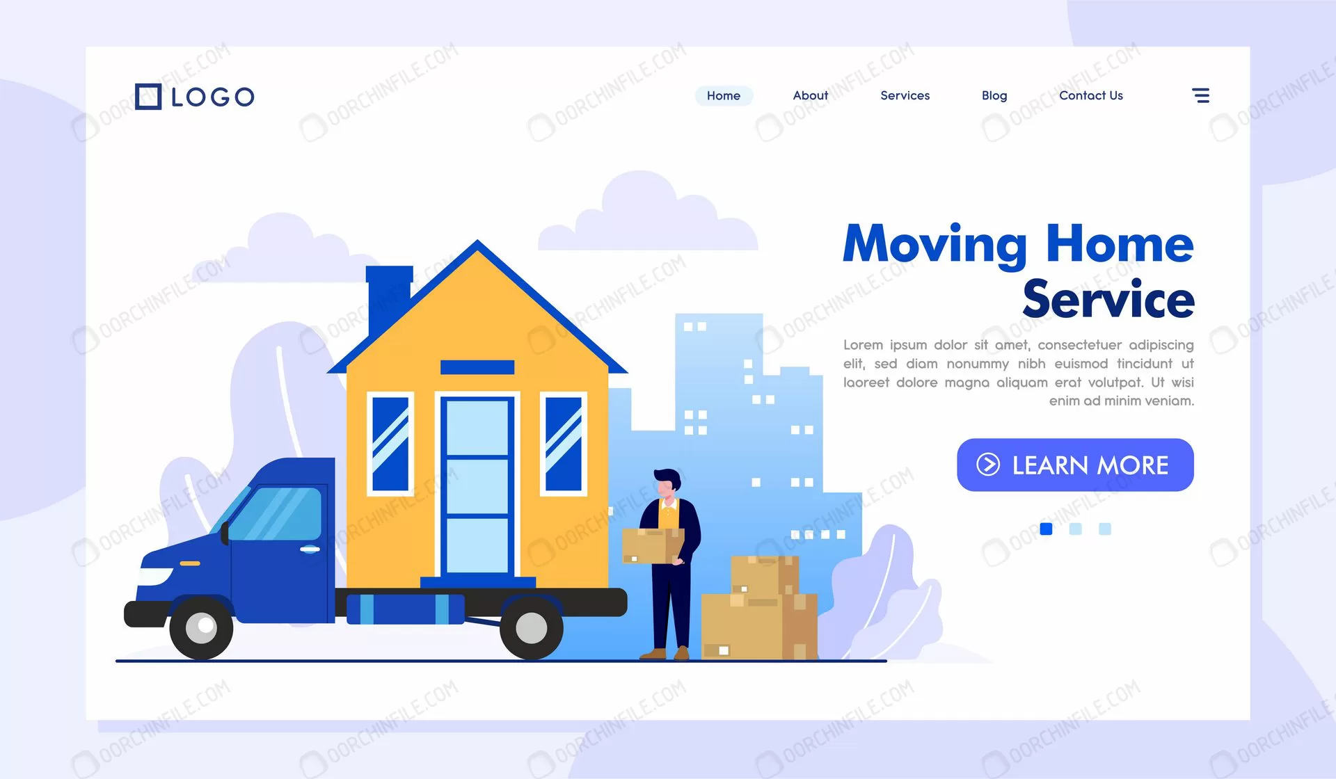 moving home service landing page website illustra crc67c4554d size1.28mb - title:Home Main - اورچین فایل - format: - sku: - keywords: p_id:18