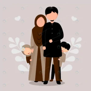 muslim family illustration with simple background crcb45c7e23 size2.17mb - title:Home - اورچین فایل - format: - sku: - keywords: p_id:18