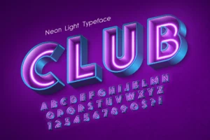 neon light 3d alphabet extra glowing font - title:Home - اورچین فایل - format: - sku: - keywords: p_id:18