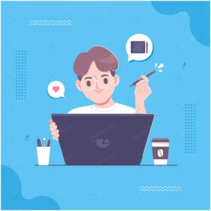 nerdy graphic designer character illustration crcaca88d26 size0.94mb - title:Home - اورچین فایل - format: - sku: - keywords: p_id:18