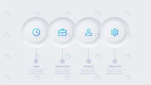 neumorphic circle elements infographic template d crc9f74eaa1 size3.06mb - title:Home - اورچین فایل - format: - sku: - keywords: p_id:18