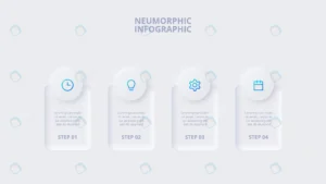 neumorphic elements infographic template diagram crcf734d83c size4.79mb - title:Home - اورچین فایل - format: - sku: - keywords: p_id:18