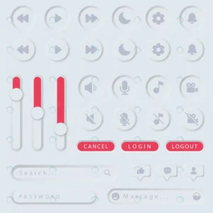 neumorphic user interface button icon set collecti rnd819 frp30796180 1 - title:Home - اورچین فایل - format: - sku: - keywords: p_id:18