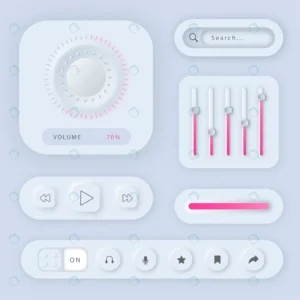 neumorphic volume user interface elements icon des rnd248 frp30796186 1 - title:Home - اورچین فایل - format: - sku: - keywords: p_id:18