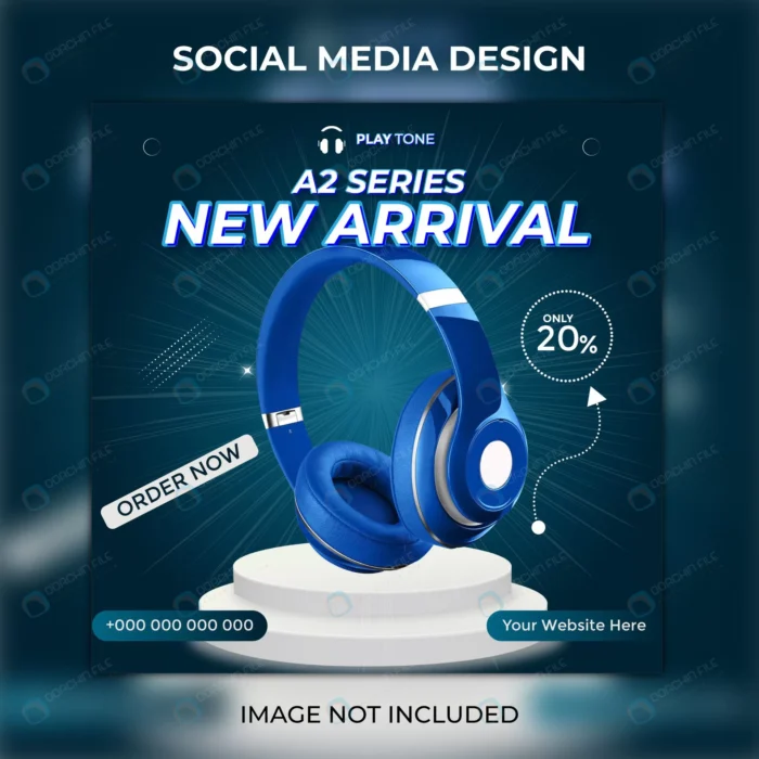new best selling headphone social media instagram crce2282983 size5.20mb - title:تمپلیت پست اینستاگرام مناسب تبلیغ محصول - اورچین فایل - format:EPS - وکتور - sku:crce2282983 - keywords: p_id:61373