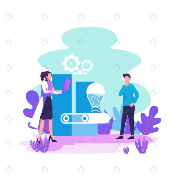 new idea generation flat style illustration vecto crcd8f4c0e8 size2.15mb - title:وکتور افراد تیم با ایده جدید - اورچین فایل - format:EPS - وکتور - sku:crcd8f4c0e8 - keywords: p_id:86313