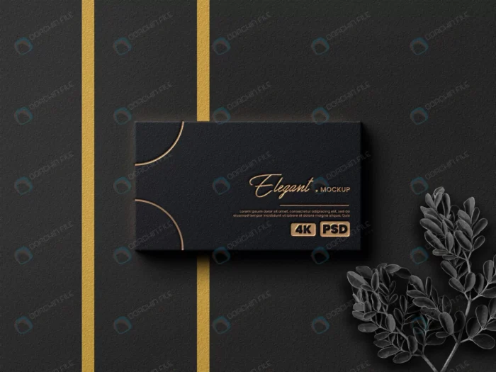 new year special business card mockup with realis crc129fb473 size74.87mb - title:موکاپ لاکچری و لایه باز کارت ویزیت مدرن - اورچین فایل - format:PSD - فتوشاپ - sku:crc129fb473 - keywords: p_id:60461