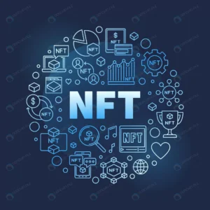 nft concept round blue line banner nonfungible tok rnd388 frp30896554 - title:Home - اورچین فایل - format: - sku: - keywords: p_id:18