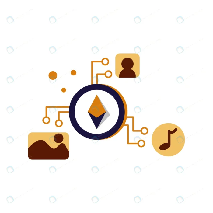 nft market flat illustration cryptocurrency exchan rnd113 frp31100215 - title:وکتور مبادله ارز دیجیتال - اورچین فایل - format:EPS - وکتور - sku:frp31100215 - keywords: p_id:72317
