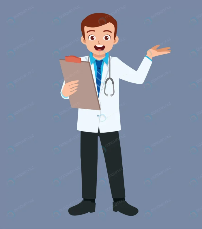nice good looking young doctor standing with expl crc6bc5f550 size0.51mb - title:کاراکتر دکتر با زیر دستی در حال توضیح دادن - اورچین فایل - format:EPS - وکتور - sku:crc6bc5f550 - keywords: p_id:79247
