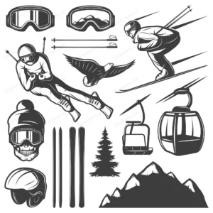 nordic skiing elements set crc02003706 size2.06mb - title:Home - اورچین فایل - format: - sku: - keywords: p_id:18