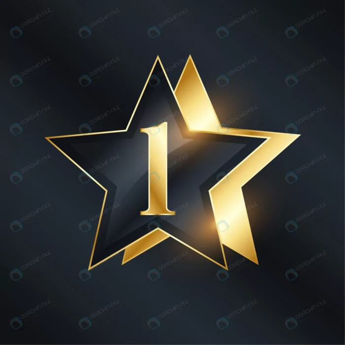 number one star label golden color crc4d78e74f size0.68mb - title:لیبل شماره 1 طرح ستاره طلایی - اورچین فایل - format:EPS - وکتور - sku:crc4d78e74f - keywords: p_id:60941