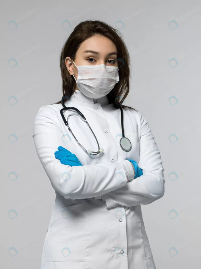 nurse with stethoscope white medical uniform whit crcd9676735 size15.75mb 5478x7304 1 - title:تصویر استوک با موضوع پرستار - اورچین فایل - format:JPG - استوک - sku:crcd9676735 - keywords: p_id:35383