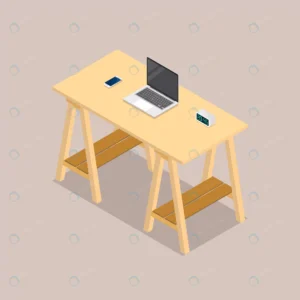 office table workspace isometric view vector illu crc884dc8c0 size1.05mb - title:Home - اورچین فایل - format: - sku: - keywords: p_id:18