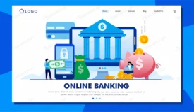 online banking landing page website illustration crcc668ba60 size1.37mb - title:Home Main - اورچین فایل - format: - sku: - keywords: p_id:18