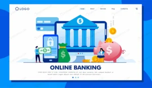 online banking landing page website illustration crcc668ba60 size1.37mb - title:Home - اورچین فایل - format: - sku: - keywords: p_id:18