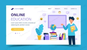 online education landing page male teacher with b crc5a6f6592 size1.59mb - title:Home - اورچین فایل - format: - sku: - keywords: p_id:18