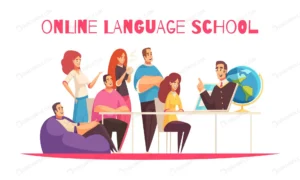 online language school flat cartoon horizontal co crc8b15cdad size1.49mb - title:Home - اورچین فایل - format: - sku: - keywords: p_id:18