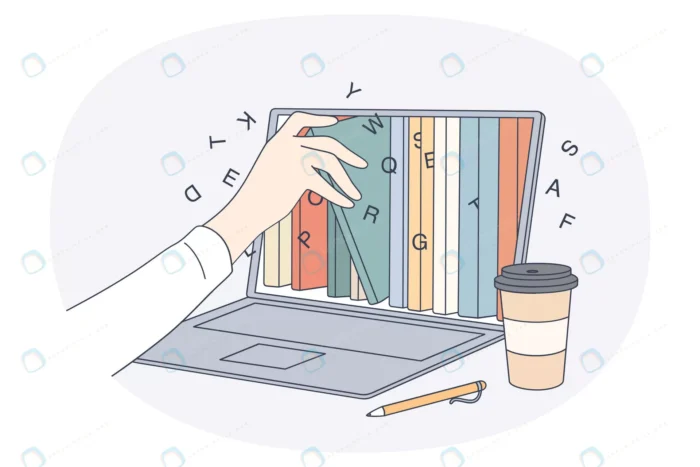 online library information concept human hand tak crcbc1a5e09 size1.86mb - title:وکتور مفهومی با موضوع کتابخانه آنلاین - اورچین فایل - format:EPS - وکتور - sku:crcbc1a5e09 - keywords: p_id:62003