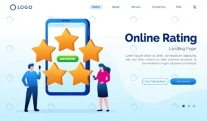 online rating landing page website illustration f crcd7af6386 size0.60mb - title:Home - اورچین فایل - format: - sku: - keywords: p_id:18