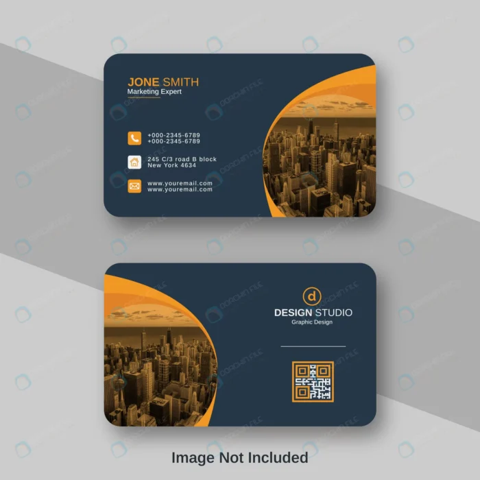 orange black digital business card template.webp crc2729d04d size1.38mb - title:وکتور فلت کارت ویزیت مدرن و شیک با تم رنگ نارنجی و آبی - اورچین فایل - format:EPS - وکتور - sku:crc2729d04d - keywords: p_id:46891