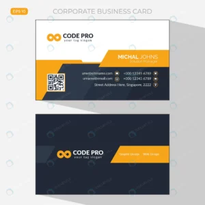 orange elegant corporate card abstract business c crcd3110375 size1.06mb - title:Home - اورچین فایل - format: - sku: - keywords: p_id:18