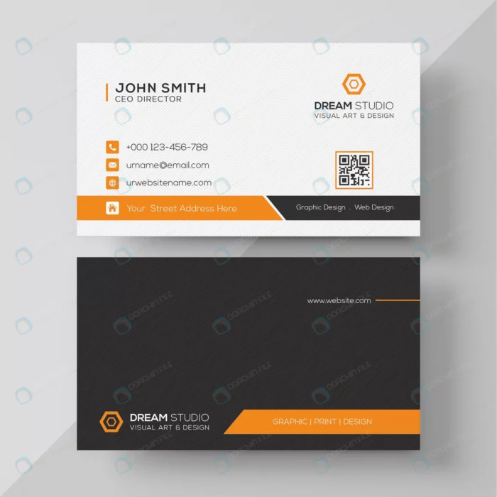 orange elegant corporate card crc471ecd9c size1.33mb - title:تمپلیت کارت ویزیت ساده با فرمت PSD - اورچین فایل - format:PSD - فتوشاپ - sku:crc471ecd9c - keywords: p_id:60463