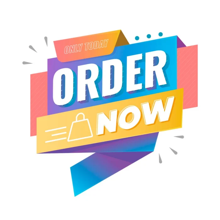 order now banner with illustrated shopping bag crc4134370f size1.32mb - title:دانلود برچسب سفارش محصول - اورچین فایل - format:EPS - وکتور - sku:crc4134370f - keywords: p_id:36523