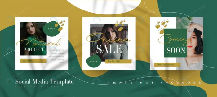 organic fashion sale instagram post template crc40e19a89 size2.87mb - title:مجموعه آماده قالب پست اینستاگرام با فرمت وکتور - اورچین فایل - format:EPS - وکتور - sku:crc40e19a89 - keywords: p_id:80021