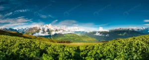 panoramic view green valley mountains background crcd785a306 size26.62mb 9091x3674 - title:Home - اورچین فایل - format: - sku: - keywords: p_id:18