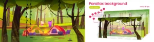 parallax background summer camp with camping tent crcd057a28a size4.92mb 1 - title:Home - اورچین فایل - format: - sku: - keywords: p_id:18