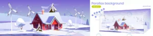 parallax background winter 2d landscape with hous crcaa991bf1 size3.06mb 1 - title:Home - اورچین فایل - format: - sku: - keywords: p_id:18