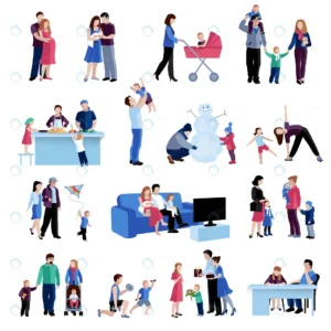 parenthood family situations flat icons set crcf7f8cc62 size1.29mb 1 - title:Home - اورچین فایل - format: - sku: - keywords: p_id:18