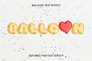 party balloon text effect psd editable template.j crca3d85b5d size93.44mb - title:Home - اورچین فایل - format: - sku: - keywords: p_id:18