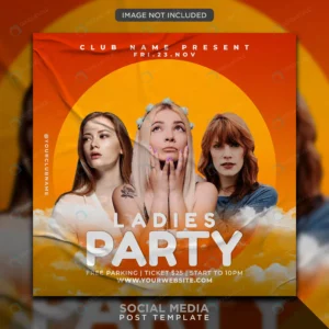 party flyer template social media post crc03f0a766 size22mb - title:Home - اورچین فایل - format: - sku: - keywords: p_id:18