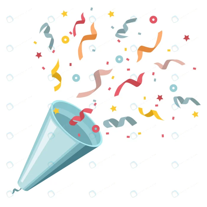 party paper confetti congratulatory card explosion rnd290 frp31605379 - title:وکتور آتش بازی روبان های رنگی تولد - اورچین فایل - format:EPS - وکتور - sku:frp31605379 - keywords: p_id:70105