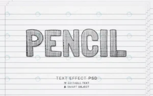 pencil text effect design template crcc7f67302 size132.89mb - title:Home - اورچین فایل - format: - sku: - keywords: p_id:18