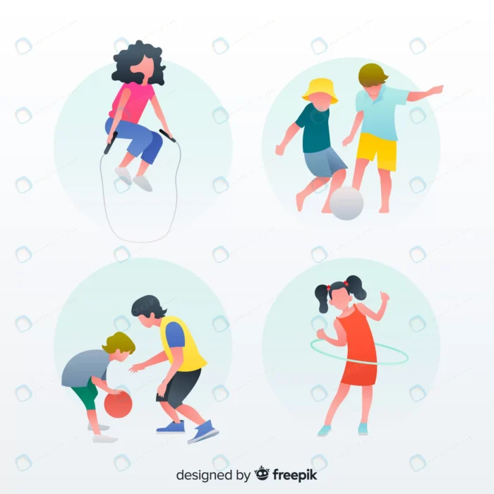 people doing outdoor activities crce975d79b size0.53mb - title:وکتور بچه ها در حال بازی و ورزش - اورچین فایل - format:EPS - وکتور - sku:crce975d79b - keywords: p_id:85895