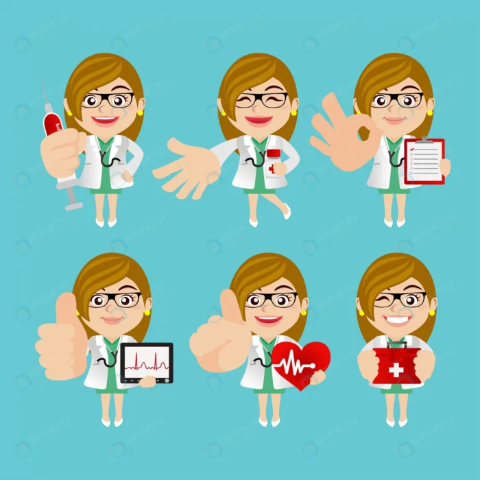 people set profession doctor different poses 1.webp crc3379bc25 size805.52kb 1 - title:وکتور دکتر تخصصی - اورچین فایل - format:EPS - وکتور - sku:crc3379bc25 - keywords: p_id:46693