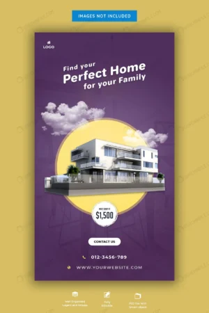 perfect home sale instagram story template crca6cc9a4a size6.29mb - title:Home - اورچین فایل - format: - sku: - keywords: p_id:18