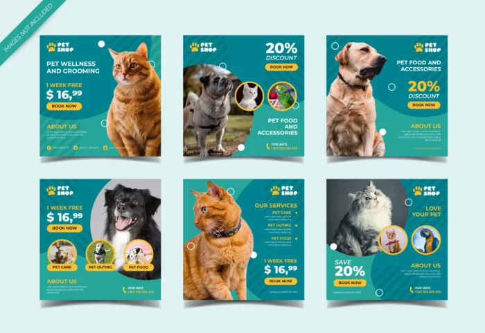 pet shop instagram post template crc31a28b69 size5.64mb scaled 1 - title:قالب پست اینستاگرام برای فروش لوازم حیوانات خانگی - اورچین فایل - format:EPS - وکتور - sku:crc31a28b69 - keywords: p_id:33172