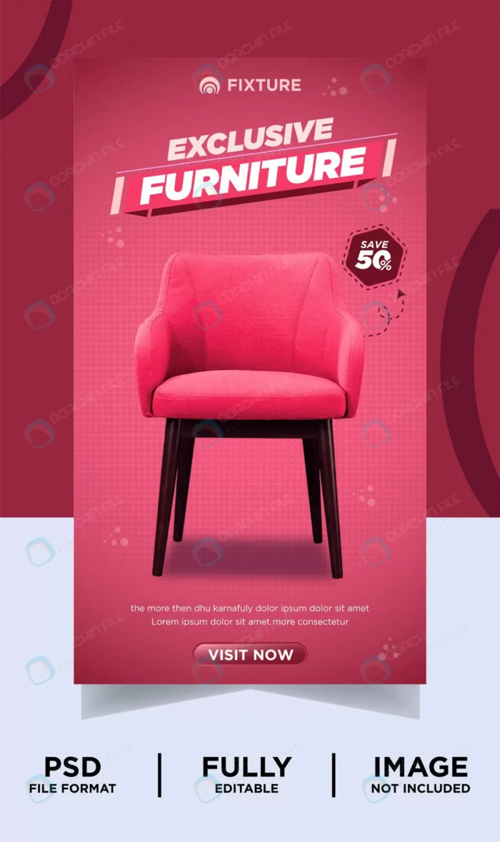 pink color gradient exclusive furniture product i crc4af83452 size3.86mb - title:قالب استوری اینستاگرام مناسب تبلیغ محصول - اورچین فایل - format:PSD - فتوشاپ - sku:crc4af83452 - keywords: p_id:41421
