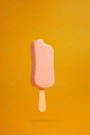 pink ice cream popsicle yellow background bitten crc9c378cee size7.75mb 3121x4645 - title:Home - اورچین فایل - format: - sku: - keywords: p_id:18